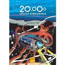 20.000 Léguas Submarinas Em Quadrinhos, De João Marcos. Editora Nemo, Capa Mole Em Português, 2012