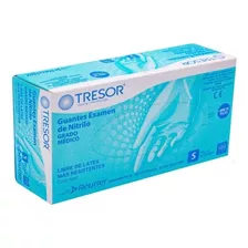 Guantes De Nitrilo Azul Talla S(caja De 100 Uds)marca Tresor