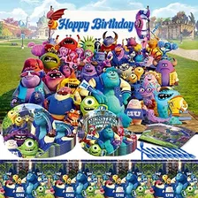 Decoraciones Para Fiesta De Cumpleaños De Monster Inc, Inclu