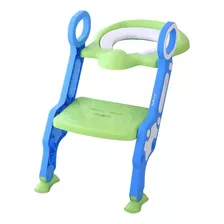 Adaptador De Inodoro Reductor Escalera Belluno Baby Passo Color Verde