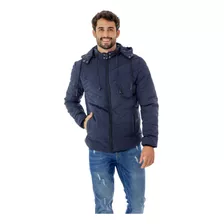 Jaqueta Masculina Nylon Bobojaco Forrado Com Capuz Removível