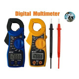Mt87 Lcd Multímetro Digital Amper Pinza Amperimétrica Voltaj