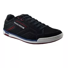 Zapatillas Cuero Hombres Urbanas 119501-10 Pegada Calzados