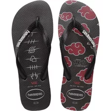 Chinelo Havaianas Naruto Preto Orginal