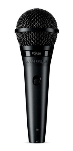 Micrófono Shure Pg Alta Pga58-xlr Dinámico Cardioide Negro