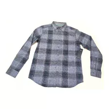 Camisa Leñadora Gris Ocean Current Hombre Talla S 