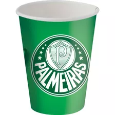 Copo De Papel Ecológico 200ml Tema Palmeiras 32 Unidades