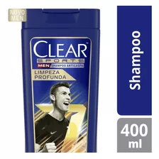  Shampoo Limpeza Profunda Clear 400ml