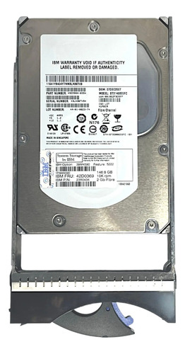 Hd Ibm Storage 146.8gb 10k 3,5 Fc 2gb 42d0369 Prateado