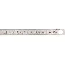 Escala De Aço Inox 300mm Rígida Vonder