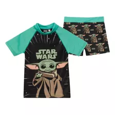 Remera Manga Corta + Zunga Star Wars Prot Solar Uv50 Pileta