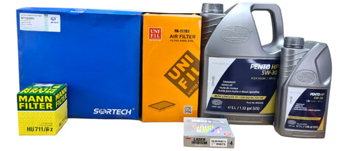 Kit Afinacin Para Mercedes Benz C180 C280 C350 5w30 \u0026 Buja Foto 3