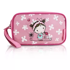 Estojo Necessaire Menina Pequeninos Jacki Design - Ahl17271 Cor Rosa - Joaninha