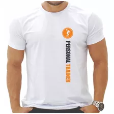 Camiseta Personal Trainer Academia Tecido Dry Fit P01 -