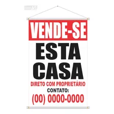 Banner Vende-se Esta Casa 70x50cm