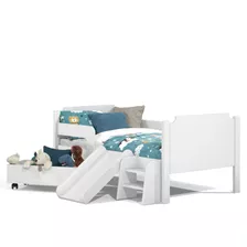 Cama Para Quarto De Criança Infantil Mini Com Escorregador