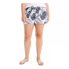 Short Nautica Para Mujer De Lino Talla Plus 2xl Premium