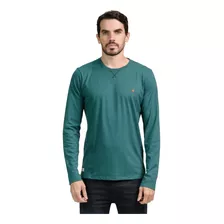 Remera Hombre Brooksfield Cuello Redondo Manga Larga 1514b