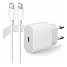 Kit 10 Carregador Compatível iPhone 11 12 13 Usb-c 20w Turbo