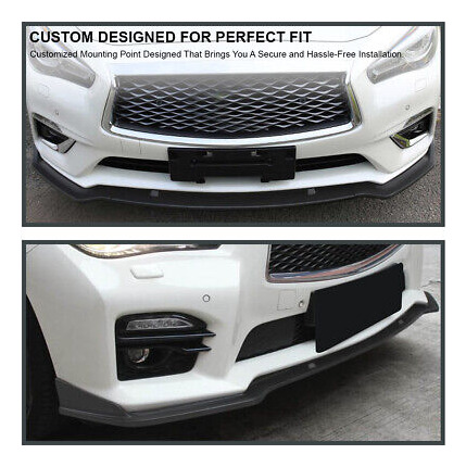 Fits 2018-2020 Infiniti Q50 Sport Front Bumper Lip Spoil Zzf Foto 8