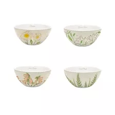 Juego De Bowls X4 Set Vajilla Compotera Ceramica Loza