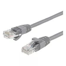 Cable De Red 0.5 Metros Cat 6 Rj45 Lan Gris