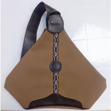 Cartera. Mochila. Bolso De Gamuza, Estilo Regional 