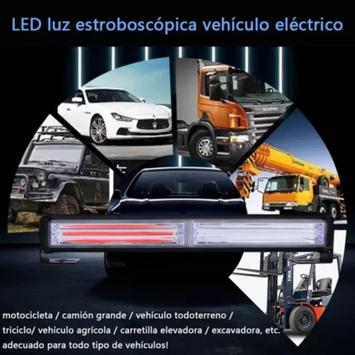 Barra Torreta Estrobo Codigo Leds Cob Policia 24 PuLG 40w Foto 4