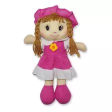 Brinquedo Boneca De Pelúcia E Pano Com Vestido Winnie