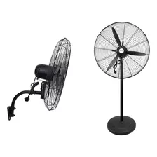 Ventilador Industrial 80cm 2 En 1 Pie Y Pared 220v Vientosur