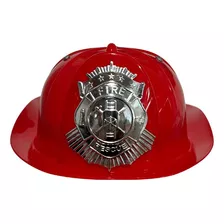 Set Casco + Herramientas De Bombero Para Niños