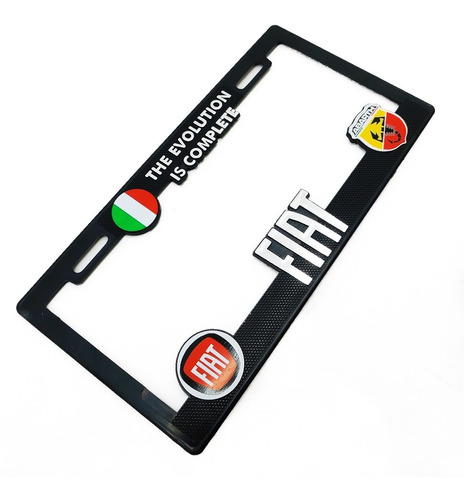  Portaplacas Premium  Fiat Abarth Juego 2 Piezas Foto 5