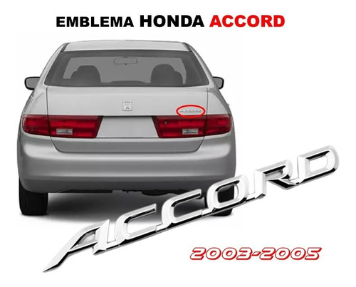 Emblema Accord 2003 -2005 Foto 3
