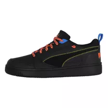 Zapatilla Puma Rebound V6 Low Open Road Hombre Negro