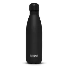 Garrafa Termica Aco Inox B'kind 750ml - Água Gelada 24 Hrs Cor B'kind All Black - Toda Preta