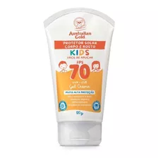 Protetor Solar Australian Gold Kids 70fps Gel Creme 120g