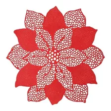 Lugar Americano Pvc 6 Lugares Flor 47 Cm Natal