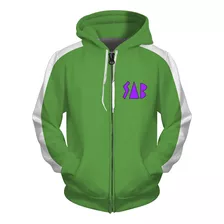 Chaqueta Con Cremallera Para Cosplay, Sudadera Con Capucha,