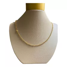 Colar Elo Português 2mm Ouro 18k-750 - 40cm 