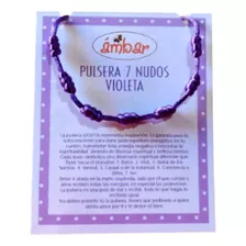 Pulsera 7 Nudos Violeta - Inspiración, Transmuta Energías