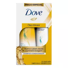 Kit Shampoo + Condicionador Óleo-micelar Preço Especial Dove 200ml