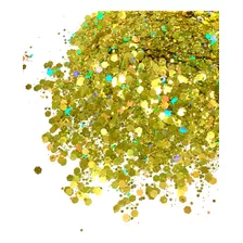 Glitter Chunky Holográfico Poliéster Importado Resina 50gr