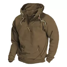 Hombre Con Capucha Color Sólido Deporte Casual Loose Hoodies