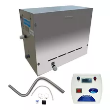 Sauna Vapor Steam Inox 12 Kw Com Kit Digital Sodramar 220v