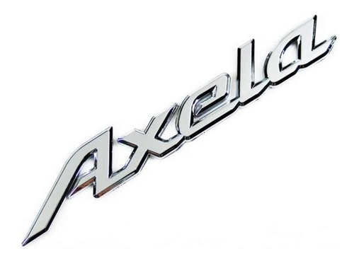 Super Emblema Axela El Mazda Japones   (18 X 2.7cm) Cromado Foto 4