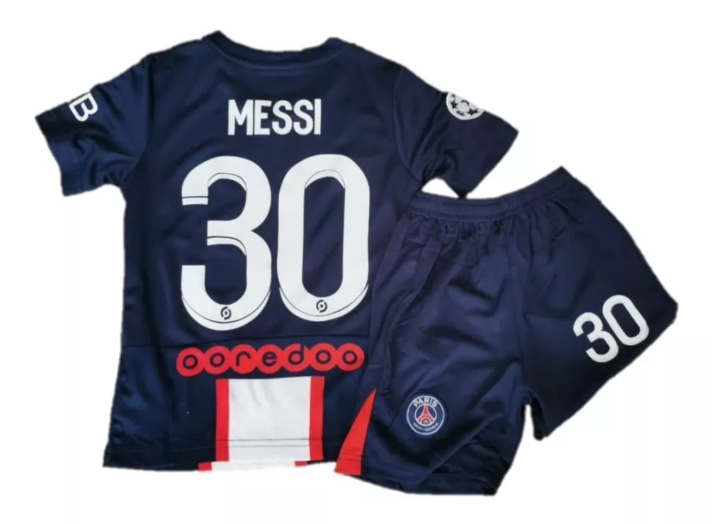 Uniforme Niño Paris Messi O Personalizada 