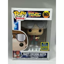 Funko Pop Marty Checking Watch Back To The Future