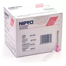 Aguja Hipodermica Nipro 18g X 1 1/2 Caja 100 Unidades