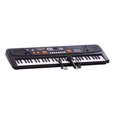 Piano Teclado Eletrônico Microfone 61 Teclas Bigfun Diversão