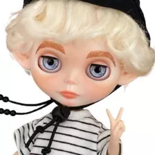 Boneco Blythe Menino Customizado Skatista Sk8 Boy Punk